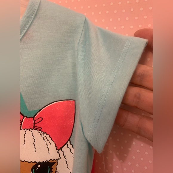 Girls size 4 two piece shirt set. LOL SURPRISE brand. Says TOTAL Q.T. On front - Picture 5 of 17